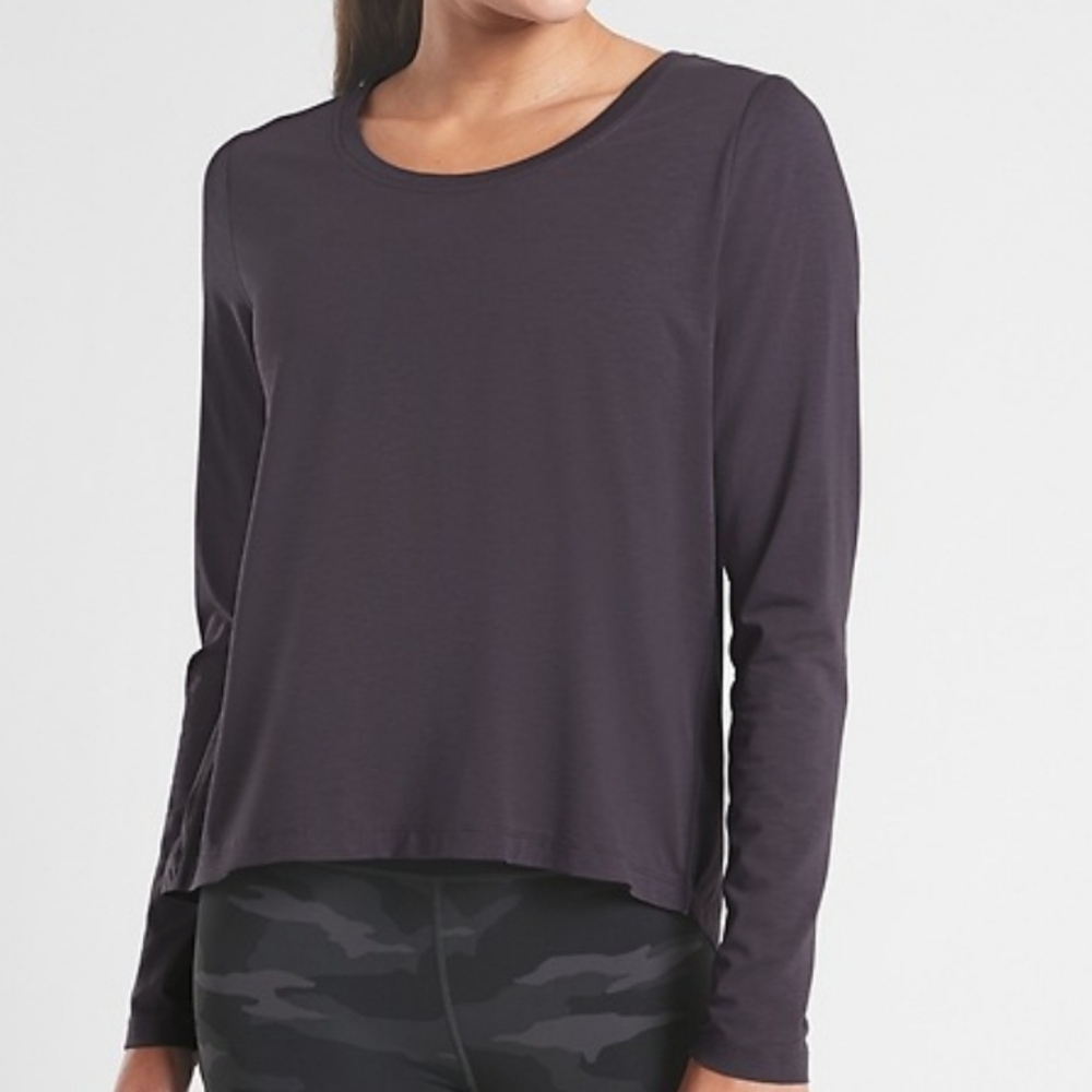 Athleta Keyhole Top Spring Night S - Picture 2 of 6